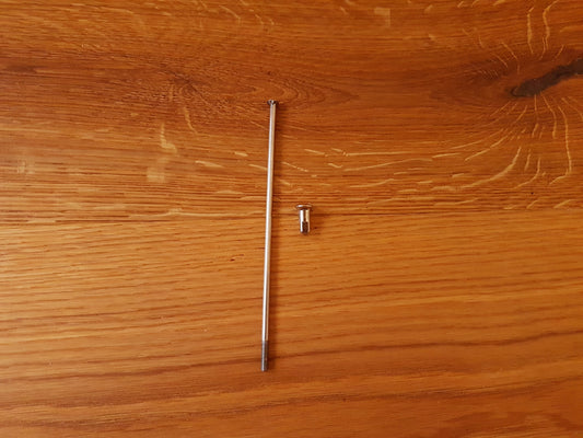 Spoke M4.5 x 140mm with nose stainless steel VA with nipple straight motorcycle spare parts BMW DKW EXPRESS NSU ZÜNDAPP STEIB
