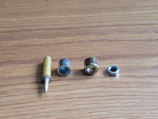 Air regulation screw set with sleeve, cap, nut suitable for BING carburetor replica corresponding to 50-920
