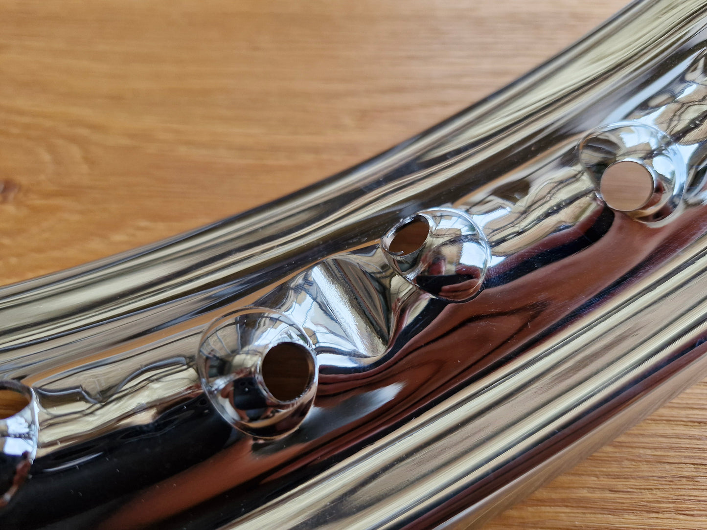 Chrome rim Steib sidecar - 1.85 x 18" 40 hole perfect fit with safety notch