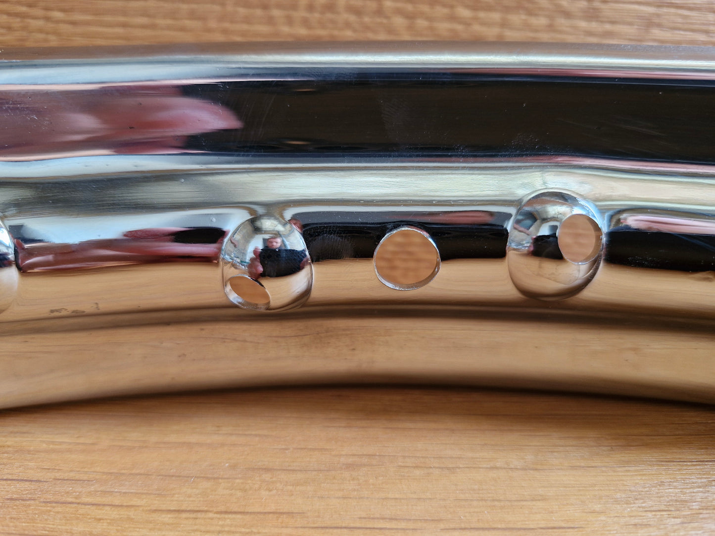 Chrome rim NSU Superfox - 1.60 x 19" 36 hole perfect fit without lettering