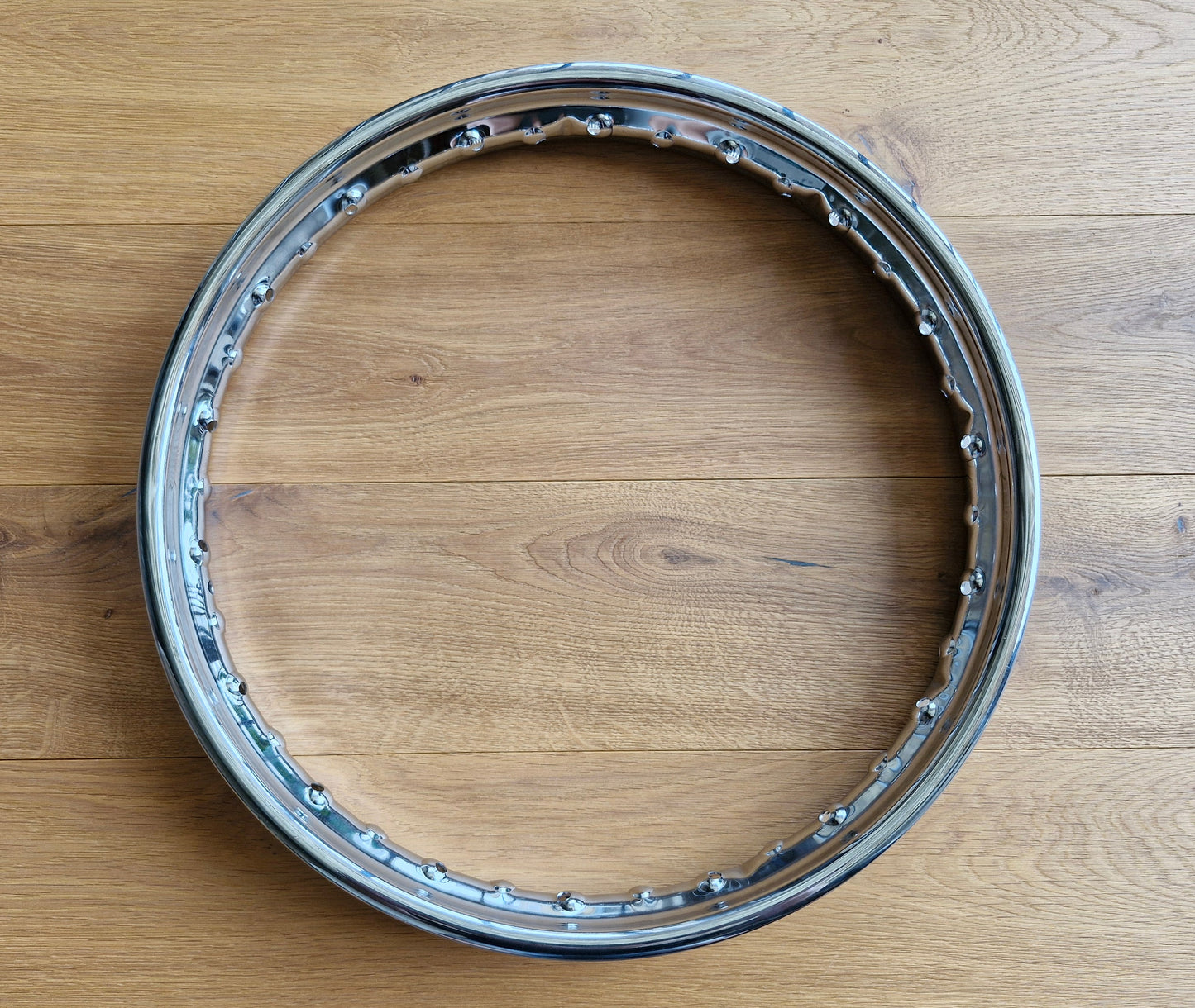 Chrome rim NSU Spezial Max Super Max VN - 2.15 x 19" 36 hole perfect fit with safety notch