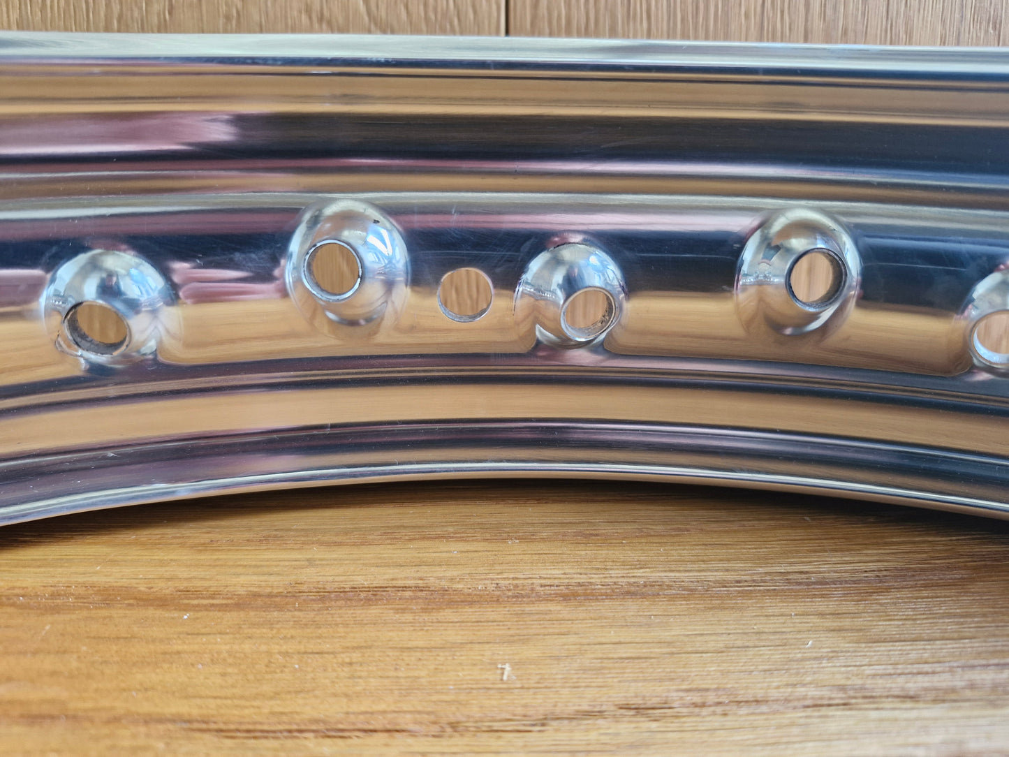 Chrome rim BMW R50 - R69S (140mm) - 2.15 x 18" 40 hole perfect fit with safety notch