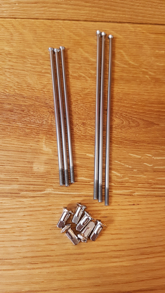 Spokes BMW R65G/S R65GS R80G/S (not R80GS!) stainless steel with nipples 6, 40 or 80 pieces vintage car spare parts