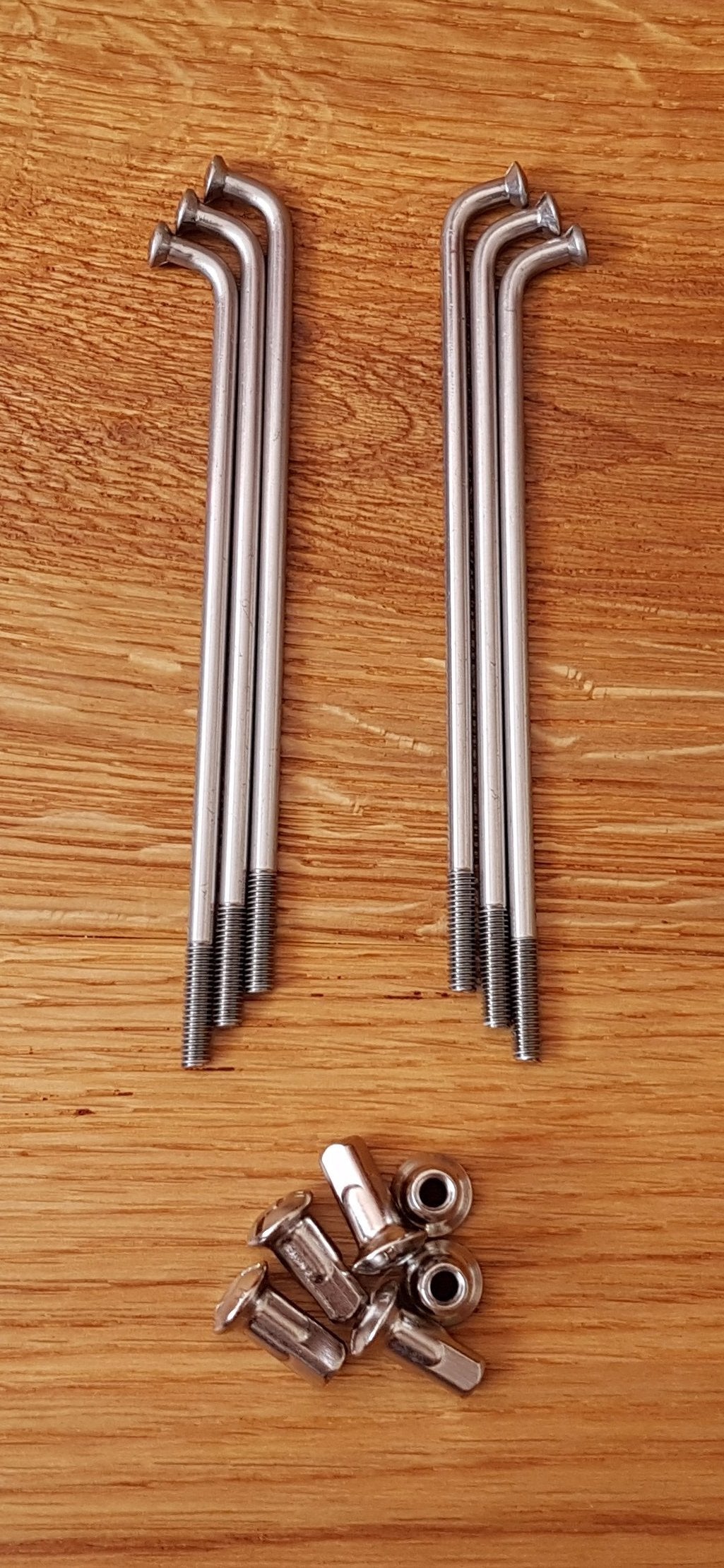 Spokes Zündapp Bergsteiger M25 M50 REINFORCED stainless steel VA with nipples 6, 36 or 72 pieces vintage car spare parts