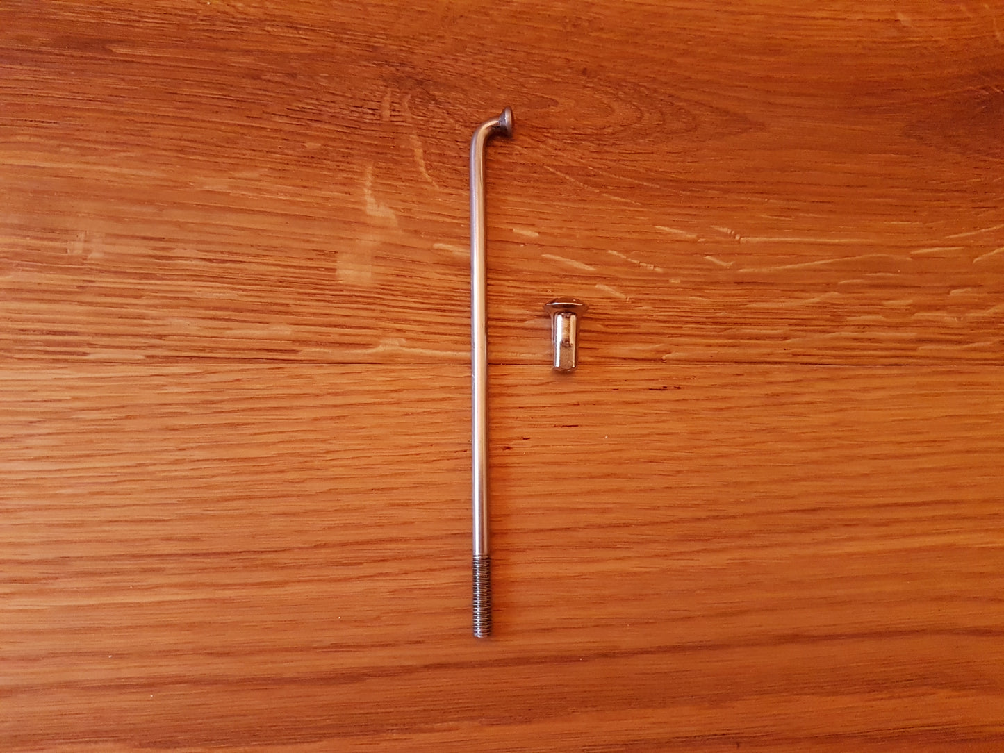 Spoke M5 x 140mm 95° cranked stainless steel VA with nipple motorcycle spare parts BMW DKW EXPRESS NSU ZÜNDAPP STEIB
