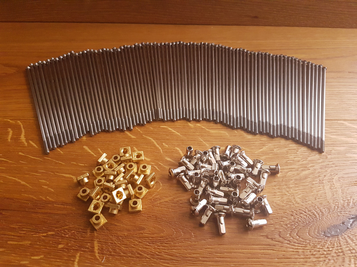 Speichen + Unterlegplatten BMW R51/3 - R68 VOLLNABE 125 mm Edelstahl VA mit Nippel 6, 40 oder 80 Stück Oldtimer Ersatzteile