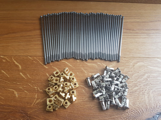 Speichen + Unterlegplatten BMW R51/3 - R68 VOLLNABE 125 mm Edelstahl VA mit Nippel 6, 40 oder 80 Stück Oldtimer Ersatzteile