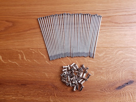 NEW CHROME spokes BMW R25/3 BMW R26 R27 chrome-plated with nipples 6, 36 or 72 pieces vintage car spare parts