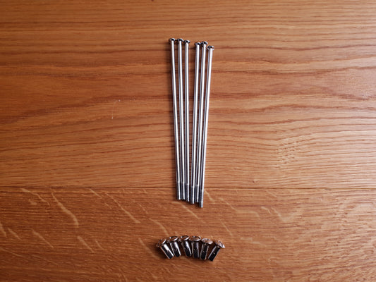 NEW CHROME spokes BMW R50 R50/2 R50/S R60 R60/2 R69 R69S 140 mm with nipples 6, 40 or 80 pieces vintage car spare parts