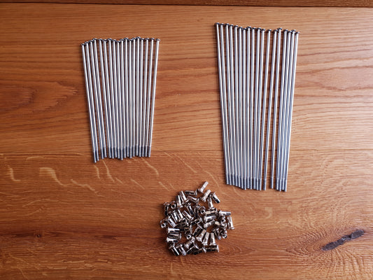 NEW CHROME spokes BMW R25, BMW R25/2 chrome-plated with nipples 6, 36 or 72 pieces vintage car spare parts