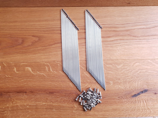 CHROM Speichen Steib LS 200, S 350, S 500, TR 500 (19 Zoll) verchromt mit Nippel 6 oder 40 Stück Oldtimer Ersatzteile