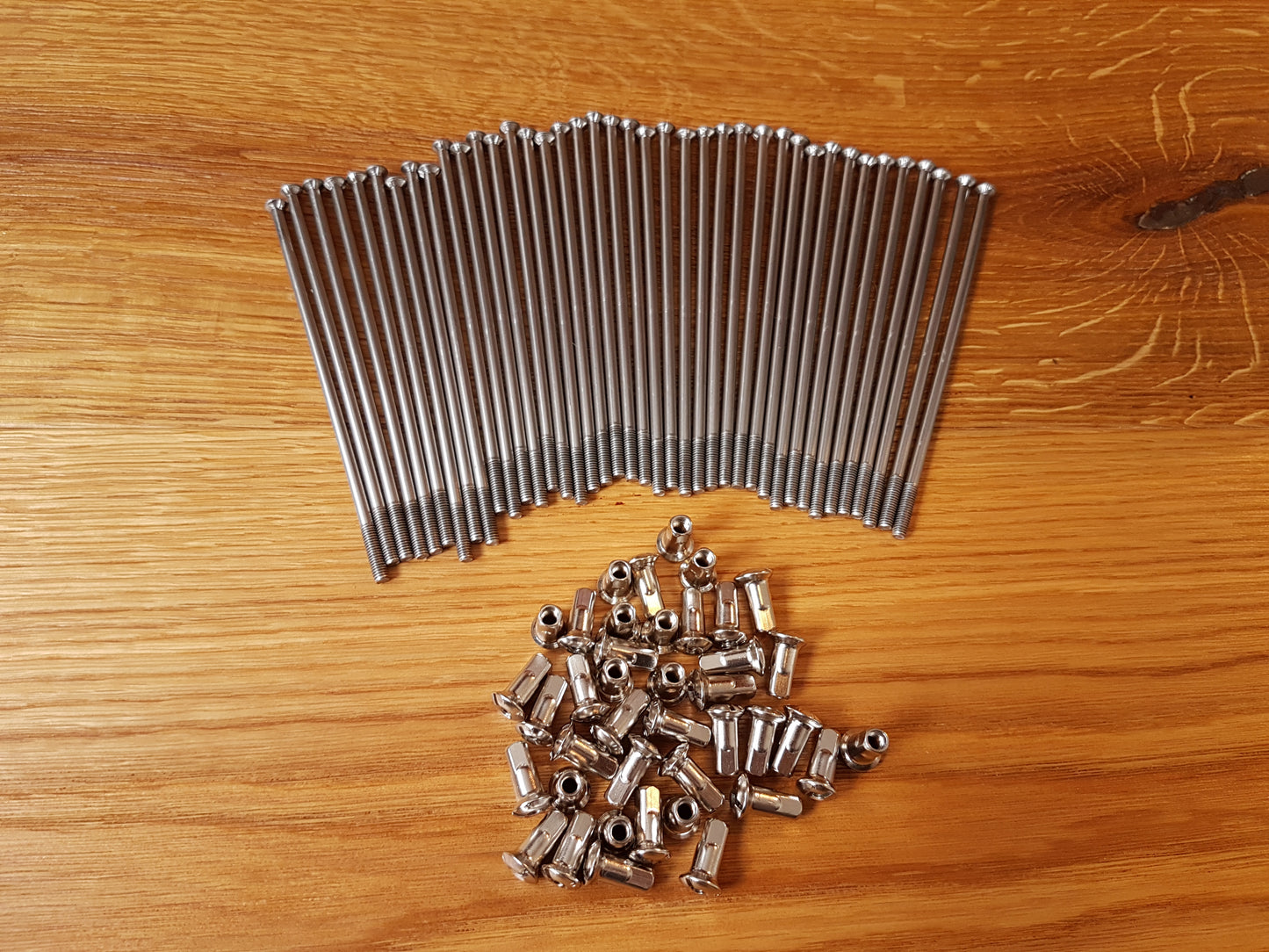 Speichen BMW R50 R50/2 R60 R60/2 R50S R69 R69S (115mm) Edelstahl VA mit Nippel 6, 40 oder 80 Stück ALTE VERSION Oldtimer Ersatzteile