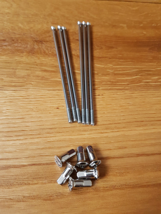 NEW REINFORCED 4mm spokes Moto Guzzi 850 T3, 850 California stainless steel VA with nipples 6, 40 or 80 pieces vintage car spare parts