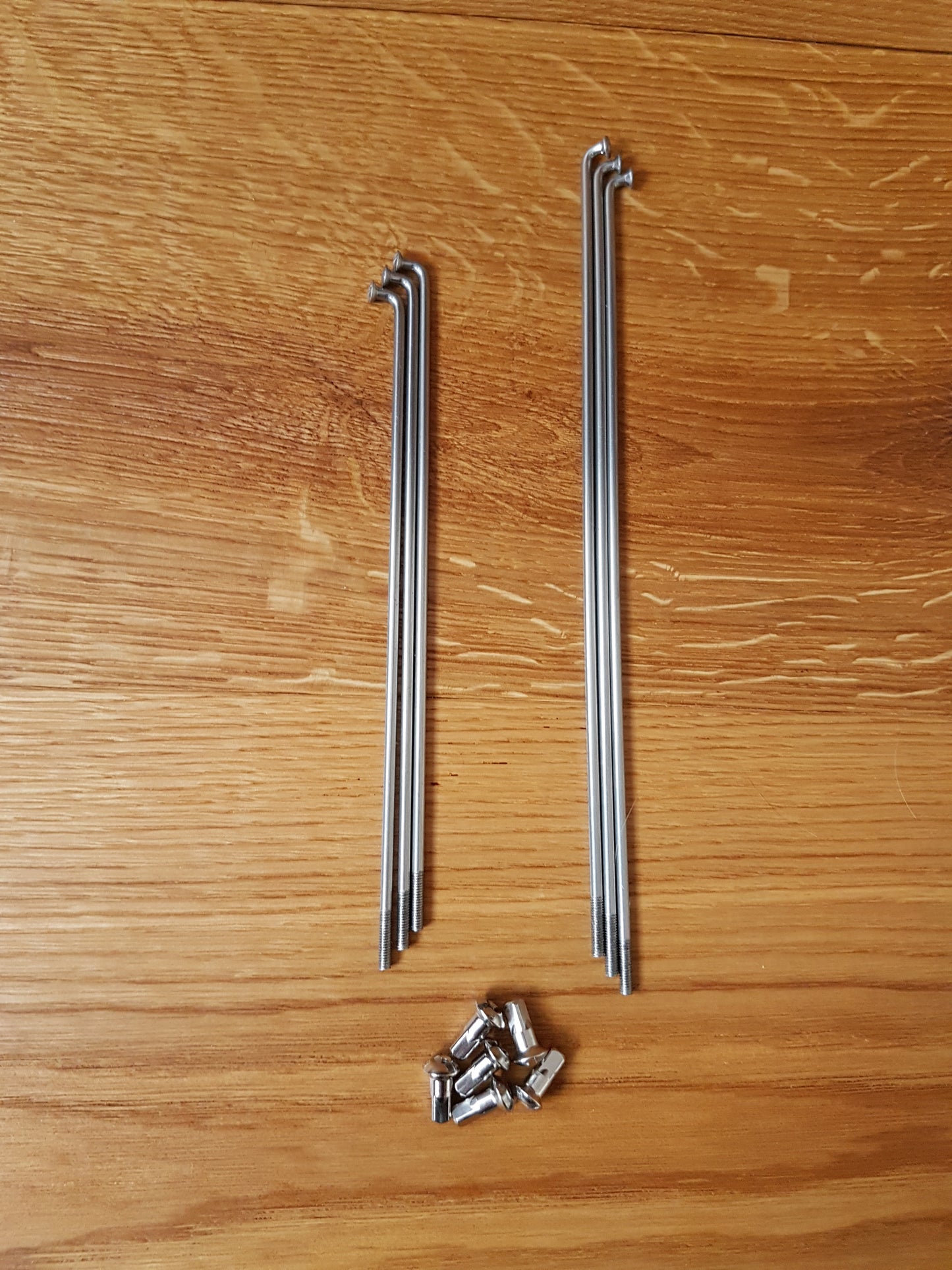 Spokes NSU Lux HN, NSU Max half hub stainless steel VA with nipples 6, 36 or 72 pieces vintage car spare parts