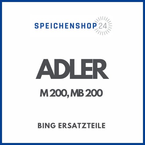 Originale Bing Ersatzteile für Adler M 200 & MB 200 Vergaser