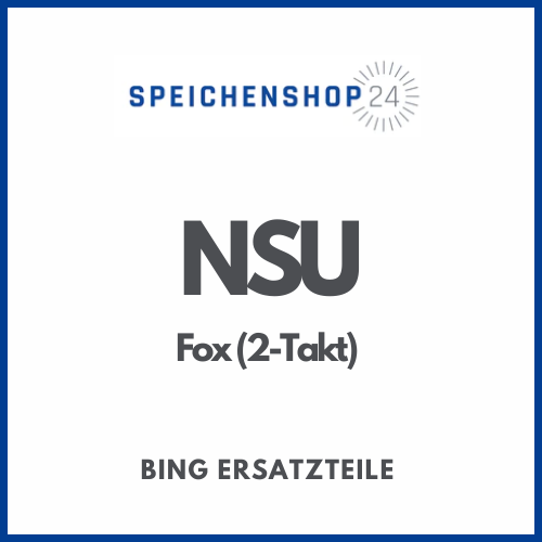 Originale Bing Ersatzteile für NSU Fox 2-Takt Vergaser