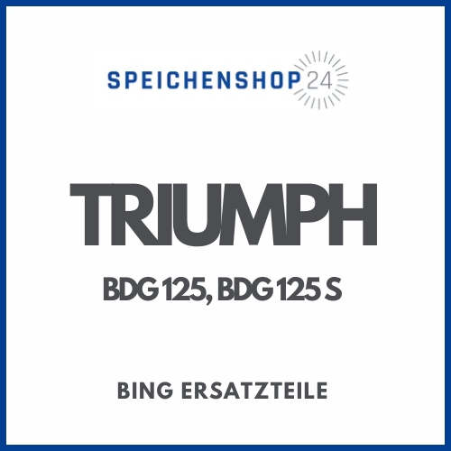 Originale Bing Ersatzteile für Triumph BDG 125 & BDG 125 S Vergaser