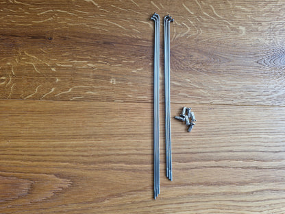 Spokes NSU Quickly N Quickly S 26" from chassis number 482755 stainless steel VA with nipples 6, 36 or 72 pieces vintage car spare parts