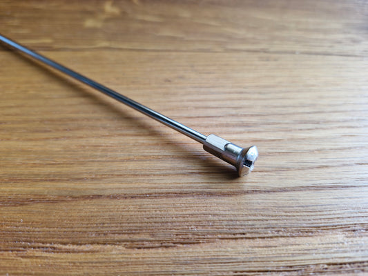 Speiche M3 x 182mm 117° verchromt mit Nippel gekröpft Motorrad Ersatzteile BMW DKW EXPRESS NSU ZÜNDAPP STEIB