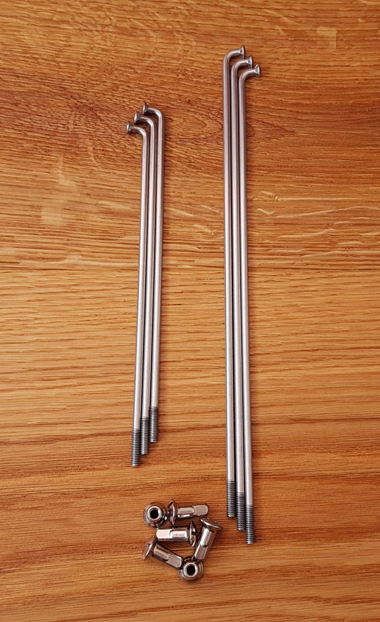 Speichen Zündapp DB 255 Elastic 250 Edelstahl VA mit Nippel 6, 36 oder 72 Stück Oldtimer Ersatzteile